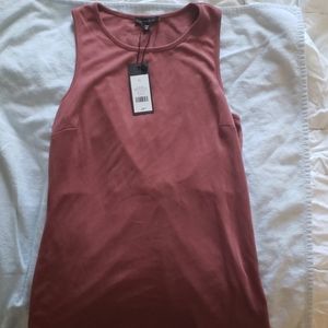 Dynamite cupro tank with open twist back